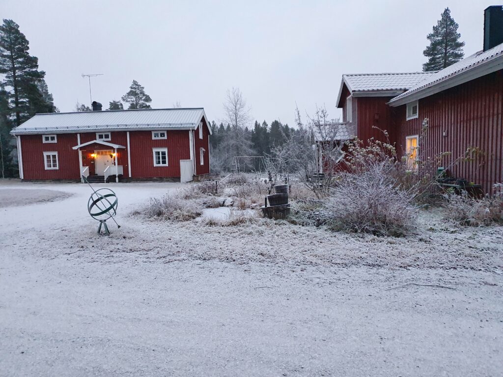 Första snön i Åkulla